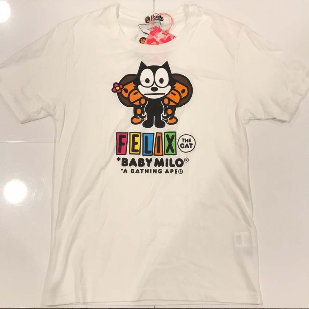 Bape x Felix the Cat Baby Milo T-shirt